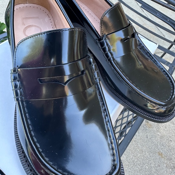 Loewe Black Patent Leather Loafers - Picture 5 of 13
